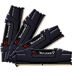 128 Go - DDR4 Mémoires RAM G.Skill Ripjaws V Black DDR4 2666MHz 4x32GB (F4-2666C19Q-128GVK)