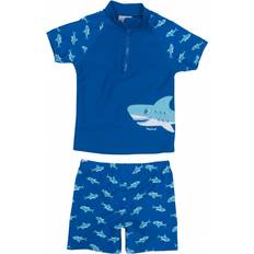 18-24M - Jungen Bademode Playshoes UV Protection Bath Set - Shark