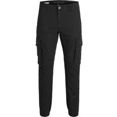 W31 Pantalones Jack & Jones Paul Flake AKM 542 Cargo Pants - Black