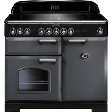 100cm - Grey Cookers Rangemaster CDL100EISL/C Grey, Chrome