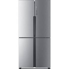 Ice & Water Dispenser - Stainless Steel Fridge Freezers Haier HTF-456DM6 Grey, Stainless Steel