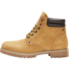 Jack & Jones Nubuck Leather Boots - Brown/Honey