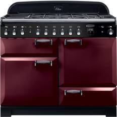 Rangemaster ELA110DFFCY/ Elan Deluxe 110cm Dual Fuel Cranberry Red