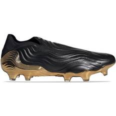 Gold - Men Soccer Shoes Adidas Copa Sense+ FG - Core Black/Cloud White/Gold Metallic