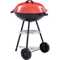 Barbecuekar Houtskoolbarbecues vidaXL Kogelbarbecue Houtskool Met Wieltjes XXL 44 cm