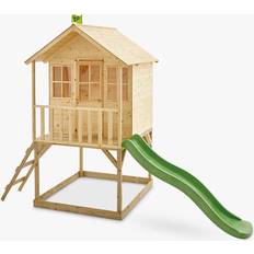 Hill Top Tower Wooden Playhouse with Slide