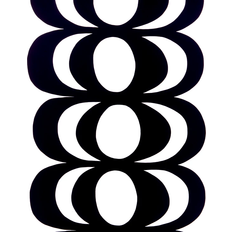 Tyg marimekko Marimekko Kaivo Metervara Black/White (88x145cm)