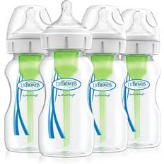 Options+ Wide-Neck Baby Bottle 270ml 4-Pack