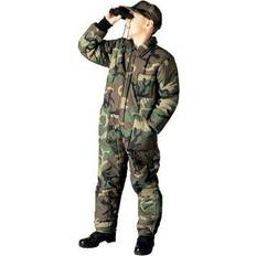 146/152 Flyverdragter Børnetøj Rothco Kid's Insulated Coverall - Woodland Camo (7013)