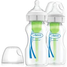 Options+ Wide-Neck Baby Bottle 270ml 2-Pack