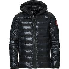 Canada Goose Herre Ytterklær Canada Goose Crofton Down Hoodie - Black