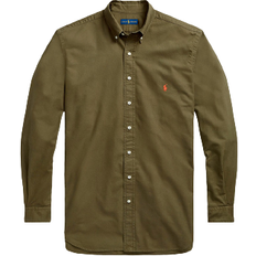 Polo Ralph Lauren Leinen Bekleidung Polo Ralph Lauren Custom Fit Oxford Button Down Shirt - Defender Green