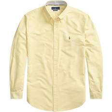 Yellow Shirts Polo Ralph Lauren Custom Fit Oxford Shirt - Yellow Oxford