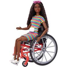 Barbie Fashionistas Doll with Wheelchair & Crimped Brunette Hair