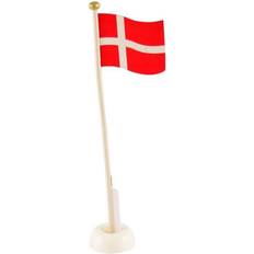 Flag Bagedekorationer Magni Table Decorations Danish Flag White/Red/Gold