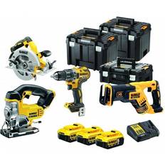 Dewalt 791 Dewalt DCK480P3T Combiset DCD791 DCS335 DCS570 DCS367 XR 18 Volt 3 x 5,0 Ah Li-Ion in TSTAK DCK480P3T-QW