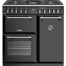 Stoves 90cm Gas Cookers Stoves Richmond Deluxe S900DF 90cm Dual Fuel Black