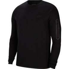 Klær NIKE Sportswear Tech Fleece Men's Crew Sweatshirt - Black