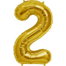 Hisab Joker Foil Ballons Number 2 Gold