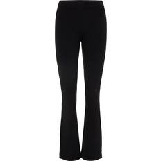 Kamma Flared Cotton Trousers - Black