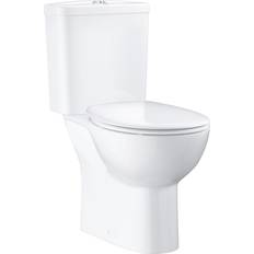 Grohe Bau Ceramic Set wc monoblocco con cassetta e copriwater softclose, rimless, bianco alpino 39604000