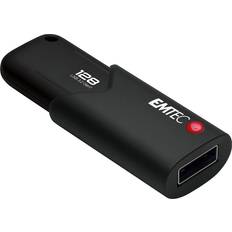 128 Go - USB 3.2 (Gen 2) Clés USB Emtec Clé USB 3.2 Gen 1 Click Secure 128 Go Noir