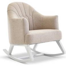 Beige Sitting Furniture Kid's Room OBaby Round Back Rocking Chair