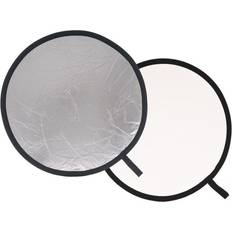 Collapsible Reflector 76cm Silver/White