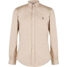 Beige - Oxfordskjortor Polo Ralph Lauren Garment-Dyed Oxford Shirt - Surrey Tan