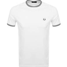 Fred Perry Uomo Top Fred Perry Twin Tipped T-shirt - White