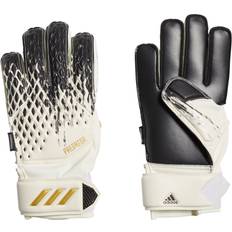 Adidas Barn Målvaktshandskar adidas Children's Pred Gl MTC Fsj Goalkeeper Gloves - White/Black/Gold