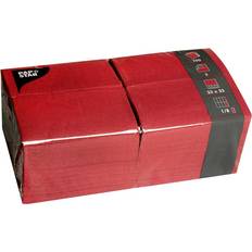 Papstar Festprodukter Papstar Napkins 3-Ply 1/4 Fold Bordeaux 33cmx33cm 250-pack