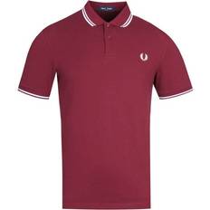 Fred Perry Twin Tipped Polo Shirt - Port/White