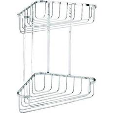 Shower Baskets, Caddies & Soap Shelves Croydex 2 Tier Corner Basket (190360)