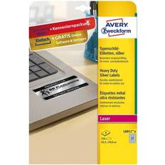Avery labels Avery Heavy Duty Silver Labels