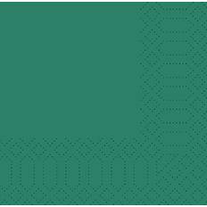 Duni Papirservietter Duni Tissue Napkins 3-Ply 24x24cm Hunter Green 250pcs