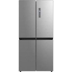 6 pcs Fridge Freezers Montpellier MXD83X Stainless Steel, White