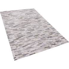 Leather Carpets Beliani Ahilli Grey 140x200cm