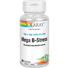 Solaray Vitaminer & Mineraler Solaray Mega B-Stress 60 st