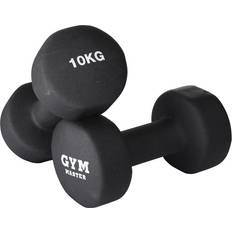 Gym Master Dumbbells Pair Neoprene 2x10kg