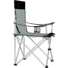 tectake Lot de 2 chaises pliantes avec rembourrage gris de