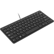 R-Go Tools Compact Clavier USB QWERTY Nordique Noir