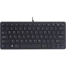 R-Go Tools Teclado QWERTY Blanco Cableada
