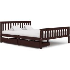 vidaXL Bed Frame with 2 Drawers 82cm