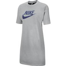 Harmaa - T-paitamekko Mekot Nike W NSW Dress FT - M2Z