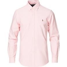 Man - Roze Overhemden Polo Ralph Lauren Slim Fit Oxford Shirt - Oxford Pink