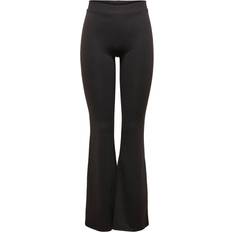 Dame - XXS Bukser & Shorts Only Fever Flared Trousers - Black