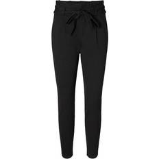 Damen - W32 Hosen Vero Moda Eva Loose Fit Trousers - Black