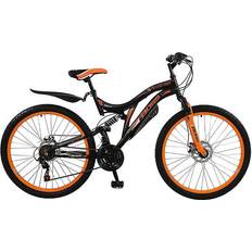 Bikes BOSS Black Ice 26 inch - Black and Orange Kids Bike