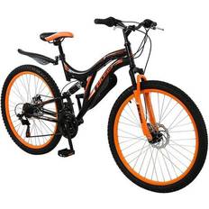 Full Kids' Bikes BOSS Black Ice 26 inch - Black and Orange Kids Bike